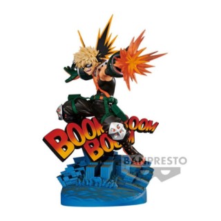 Figurine Dioramatic - My Hero Academia – Katsuki Bakugo (Socle bleu)