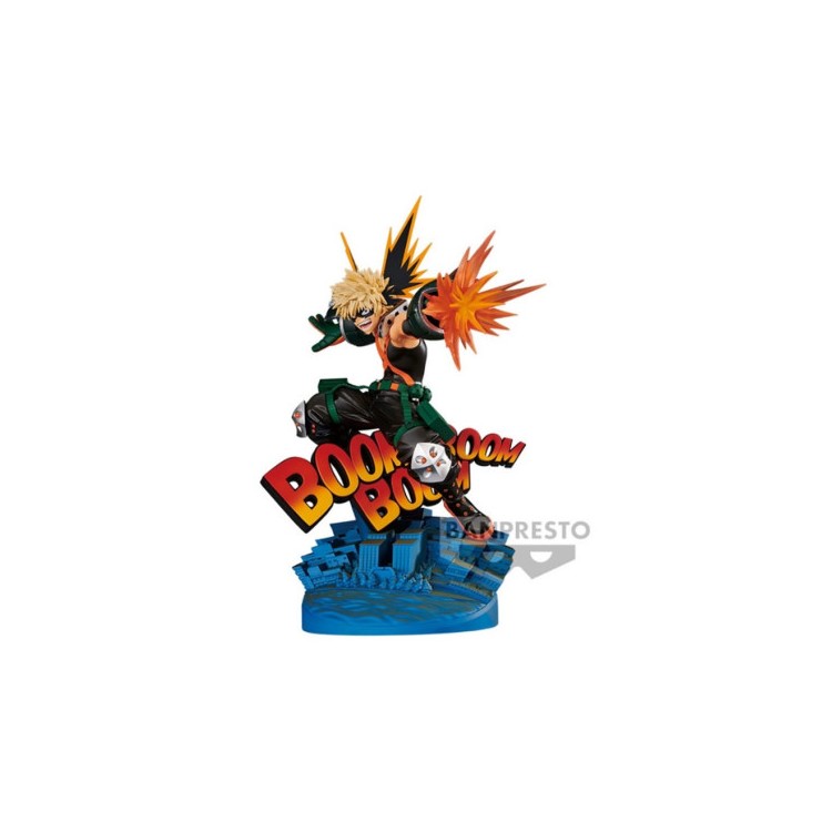 Figurine Dioramatic - My Hero Academia – Katsuki Bakugo (Socle bleu)