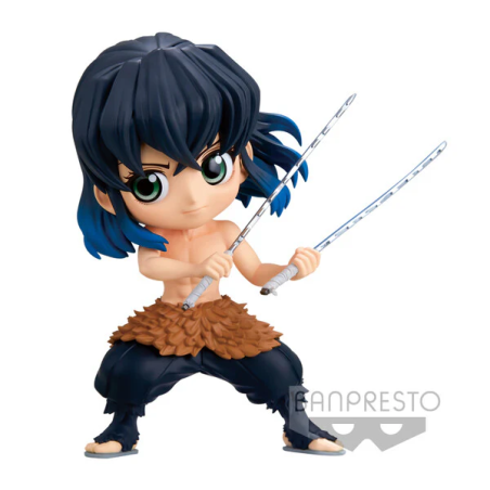 Figurine Demon Slayer - Inosuke Hashibira - Q Posket II Version A - Banpresto - 13 cm