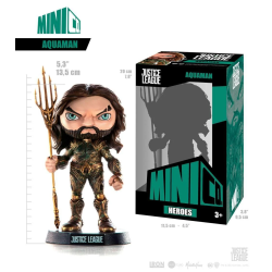 Figurine DC Comics - Aquaman - Justice League Mini Co. Heroes - Iron Studios - 13,5 cm