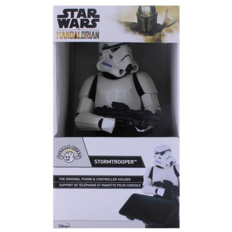 star wars mandalorian: stormtrooper phone and controller holder