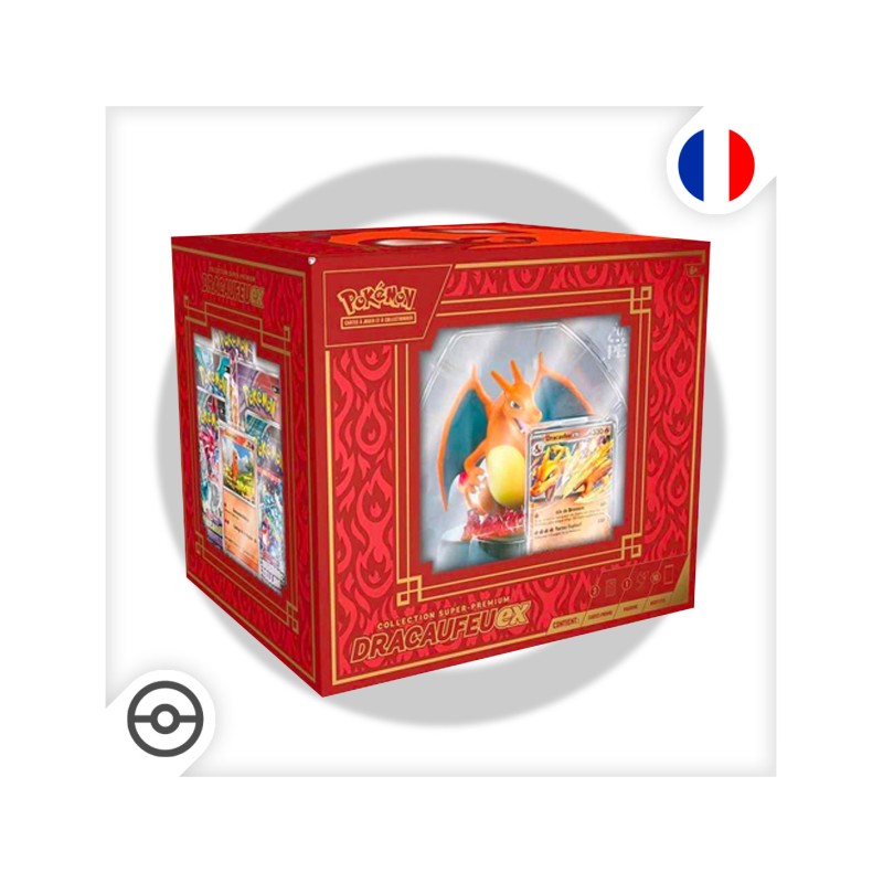 Coffret Pokémon Collection Super Premium Dracaufeu Ex FR