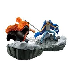 Figurine Senkozekkei - ONE PIECE - Trafalgar Law (vs Barbe Noir) 10cm