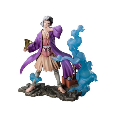 Figurine Dr Stone - Gen Asagiri - Figuarts ZERO - Bandai Tamashii Nations - 18 cm