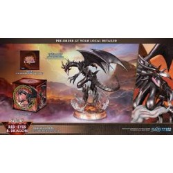 Figurine Yu-Gi-Oh! Dragon Noir aux Yeux Rouges Black Edition F4F 33 cm