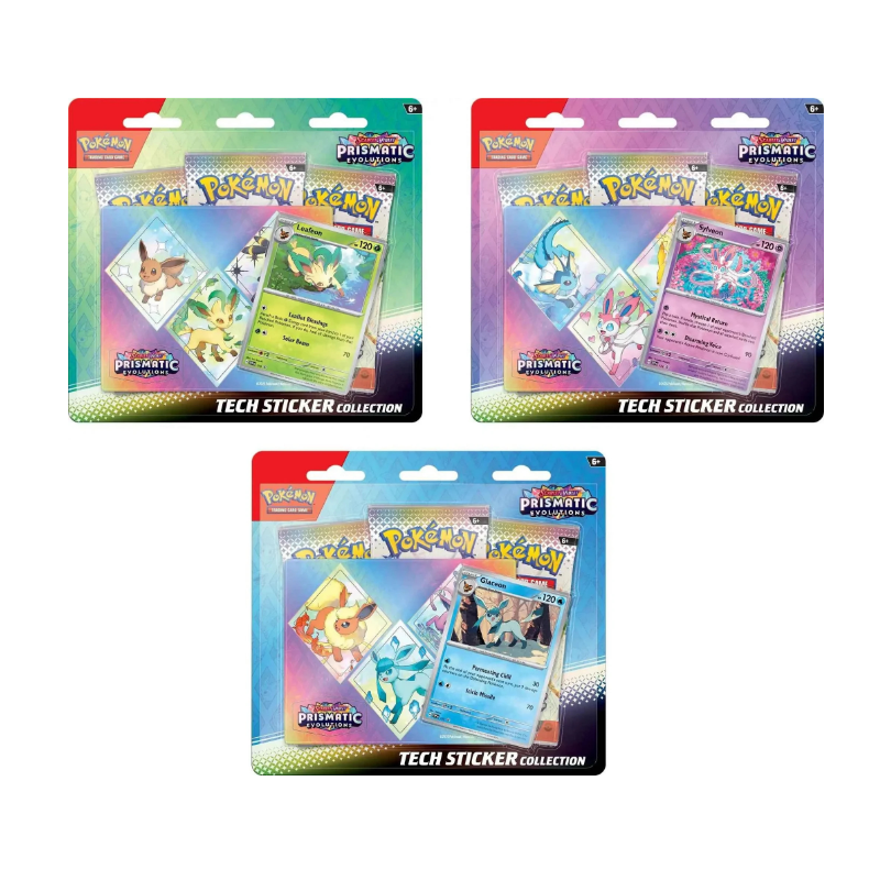 Tripack Pokémon EV8.5 Évolutions Prismatiques FR – 3 Boosters + Carte Promo