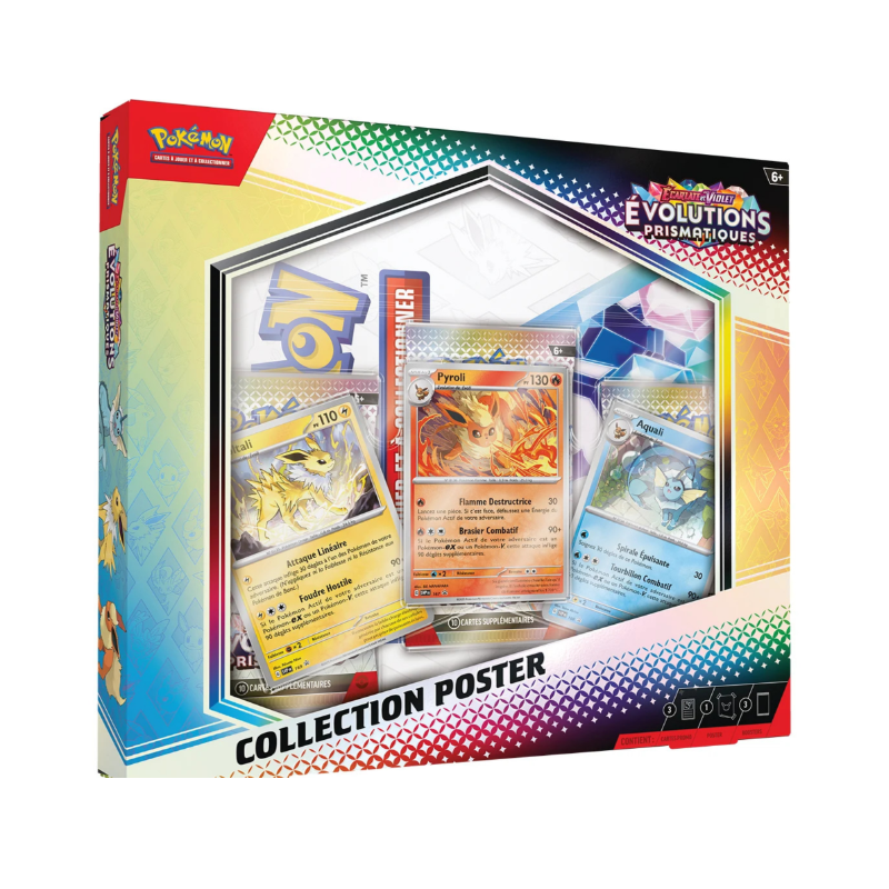 Coffret Pokemon Poster - EV8.5 Evolutions Prismatiques - FR (PRECO)