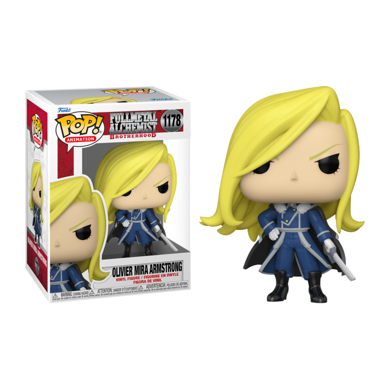 Funko POP - Fullmetal Alchemist: Brotherhood 1178 – Olivier Mira Armstrong – Avec épée
