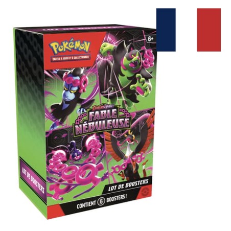 Bundle Pokémon 6.5 Fable Nébuleuse FR – Coffret de Boosters JCC Pokémon