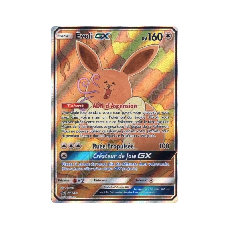 Carte pokemon - Evoli GX SM233 PROMO (Etat:NM)