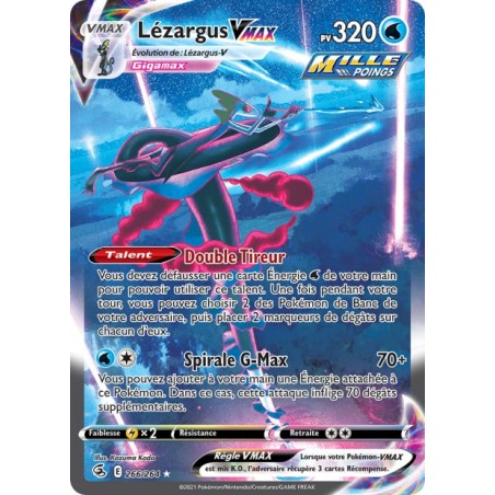 Carte pokemon - Lezargus Vmax - 266/264 - EB08 - Poing de Fusion - (Etat:NM) FR