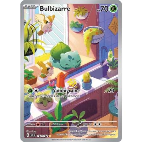 Carte pokemon - Bulbizarre 143/142 Couronne Stellaire (Etat:NM)