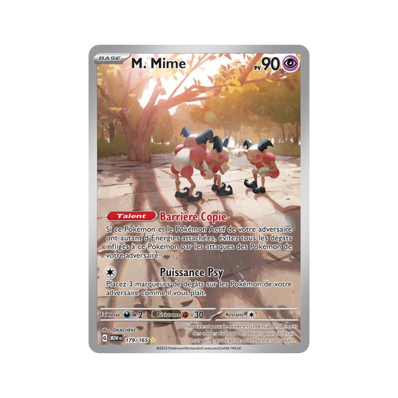 Carte pokemon - M.Mime 179/165 151 (Etat:NM)