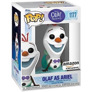 Funko POP Exclusive - Disney Olaf Presents 1177 – Olaf as Ariel – Amazon Exclusive