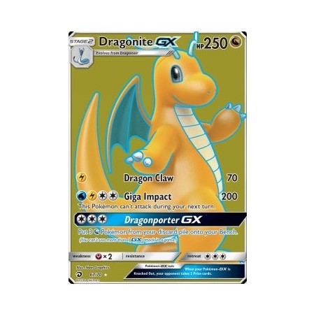 Carte Pokémon -  Dracolosse GX 67/70 Majesté des Dragons (Etat: NM)
