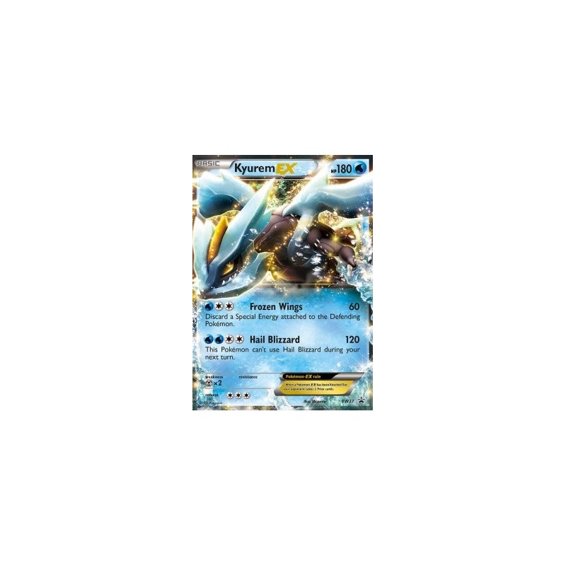 Carte Pokémon - Kyurem EX - BW37 - BW Black Star Promos (Etat: EX) - FR