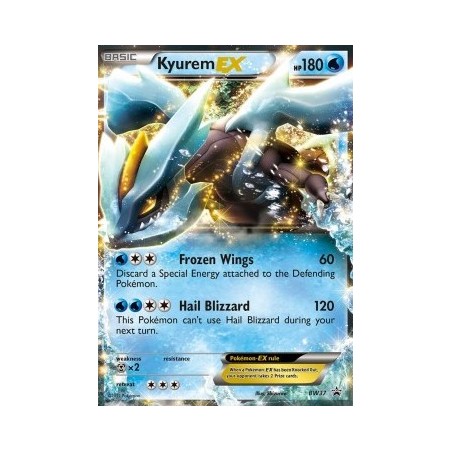 Carte Pokémon - Kyurem EX - BW37 - BW Black Star Promos (Etat: EX) - FR