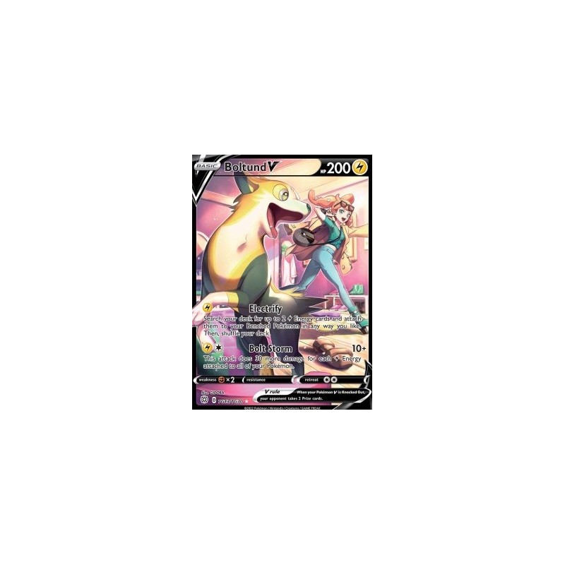 Carte Pokémon - Fulgudog V TG13/TG30  Étoiles brillantes (NM)