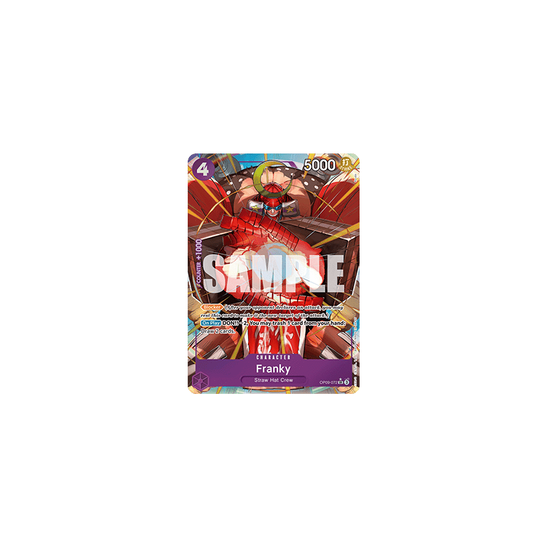 Carte One Piece – Franky OP09-072 (V.2) – OP09 (État : NM) - FR