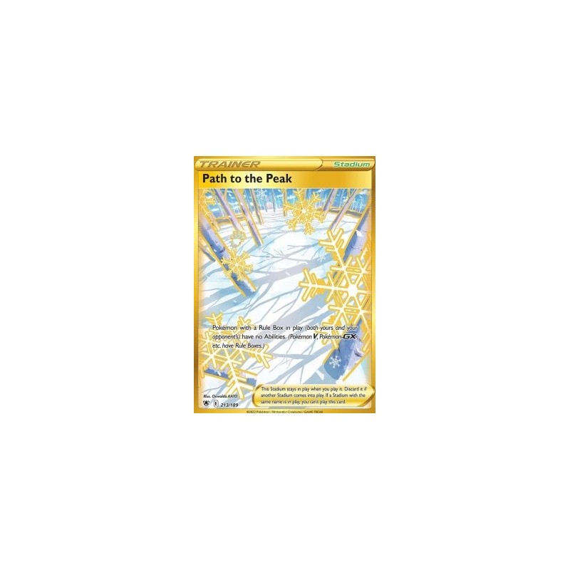 Carte Pokémon - Astres Radieux - Sentier Blanche-Cime 213/189 (Etat:NM)