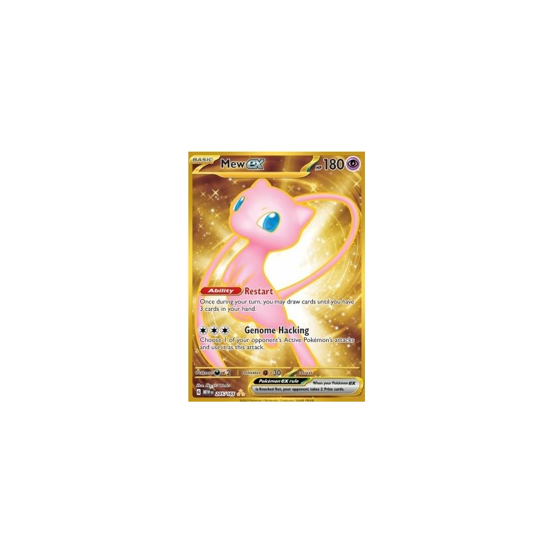 Carte Pokémon - 151 - Mew EX 205/165