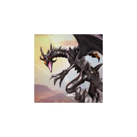 Figurine F4F - Yu-Gi-Oh ! – Dragon Noir Aux yeux Rouge - Black Edition 33cm