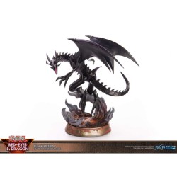 Figurine F4F - Yu-Gi-Oh ! – Dragon Noir Aux yeux Rouge - Black Edition 33cm