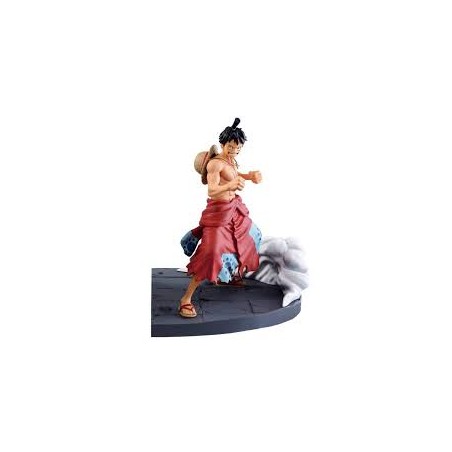 Figurine One Piece Luffy Log File Selection Worst Generation Banpresto 13 cm