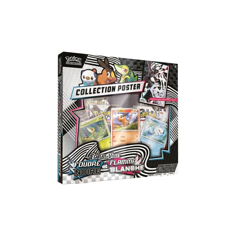 Coffret Pokemon - EV10.5 Coffret Poster Foudre Noire et Flamme blanche FR (PRECO)