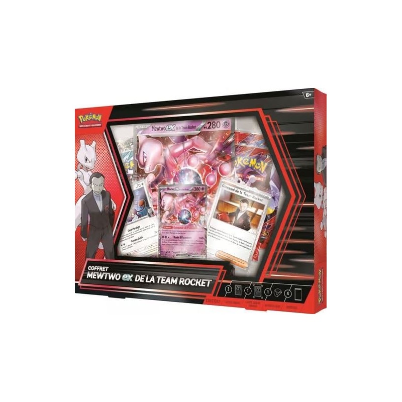 Coffret Pokemon - EV10 Rivalités Destinées FR Coffret Mewtwo ex de la team rocket