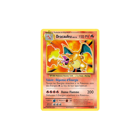 Carte Pokémon - Évolutions - Dracaufeu 11/108 (Etat: NM)