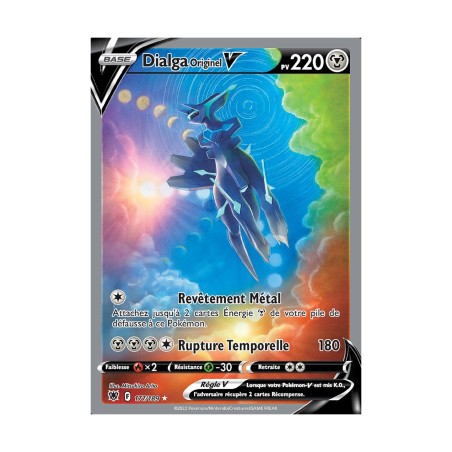 Carte Pokémon - Dialga Originel V 177/189 Astres Radieux (Etat: NM)