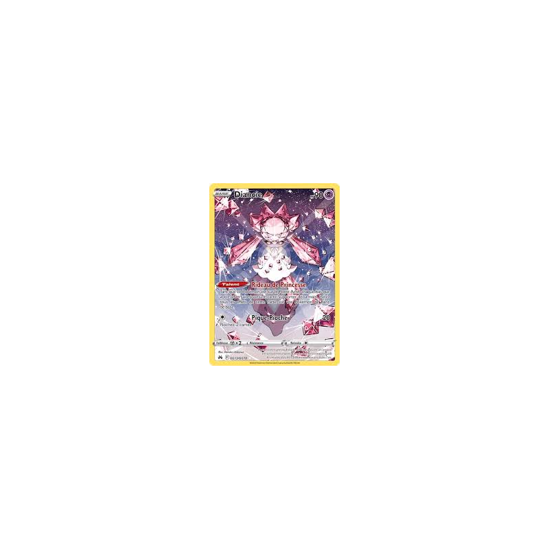 Carte Pokémon - Zénith Suprême - Diancie GG13/GG70 (Etat: NM)