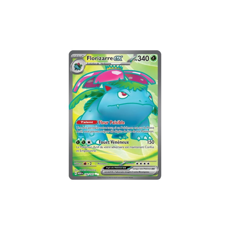 Carte Pokémon - 151 - Florizzare EX 182/165 (Etat: NM)