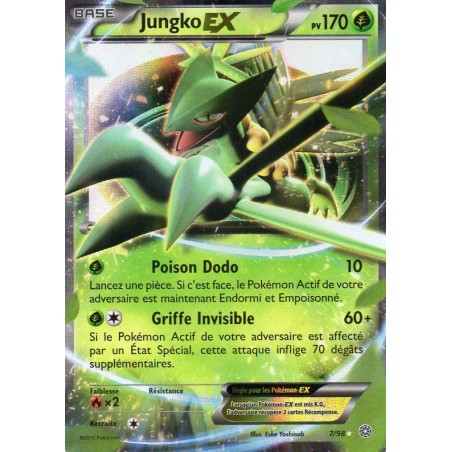 Carte Pokémon - Origines Antiques - Jungko EX 7/98 (Etat: EX)