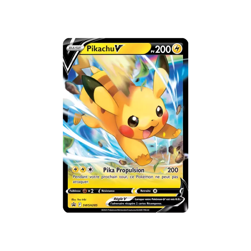 Carte Pokémon - SWSH Black Star Promos - Pikachu V SWSH285 (Etat: NM)