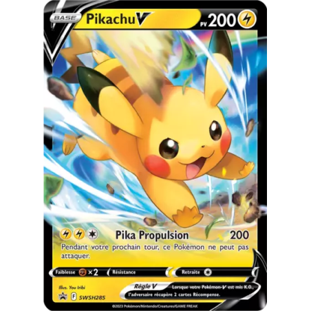Carte Pokémon - SWSH Black Star Promos - Pikachu V SWSH285 (Etat: NM)
