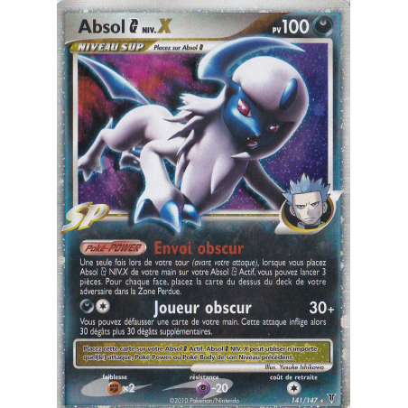 Carte Pokémon -  Vainqueurs Suprêmes - Absol [G] LV.X 141/147 (Etat: GD)