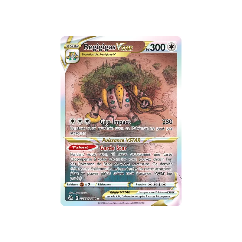 Carte Pokémon - Zénith Suprême - Regigigas Vstar GG55/GG70 (Etat: NM)