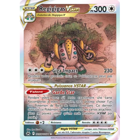 Carte Pokémon - Zénith Suprême - Regigigas Vstar GG55/GG70 (Etat: NM)