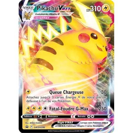 Carte Pokémon - SWSH Black Star Promos - Pikachu Vmax SWSH286 (Etat: NM)