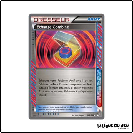 Carte Pokémon - Dresseur Echange Combiné 129/135  Tempête Plasma (Etat: GD)