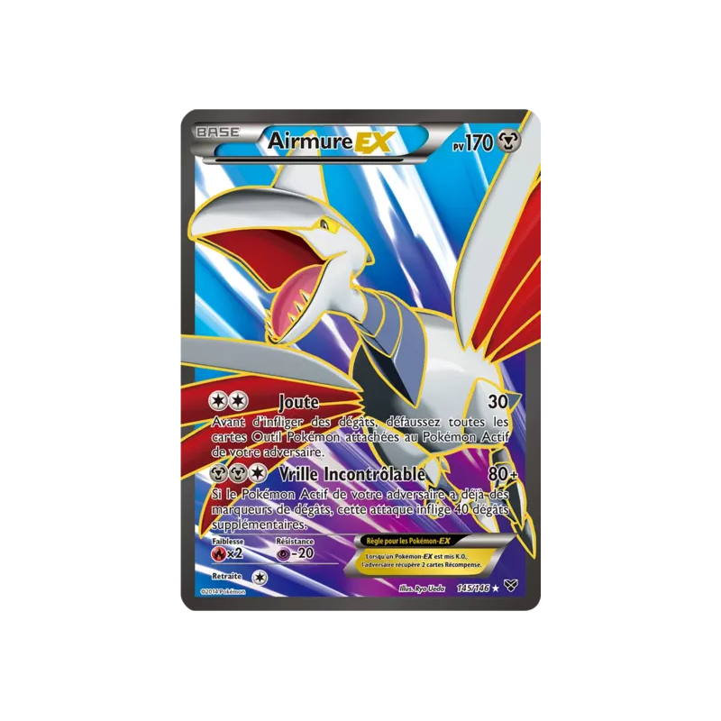 Carte Pokémon - Airmure EX 145/146 XY (Etat: LP)