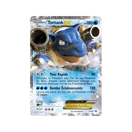 Carte Pokémon - Tortank EX XY30  Promotions XY Black Star (Etat: NM)