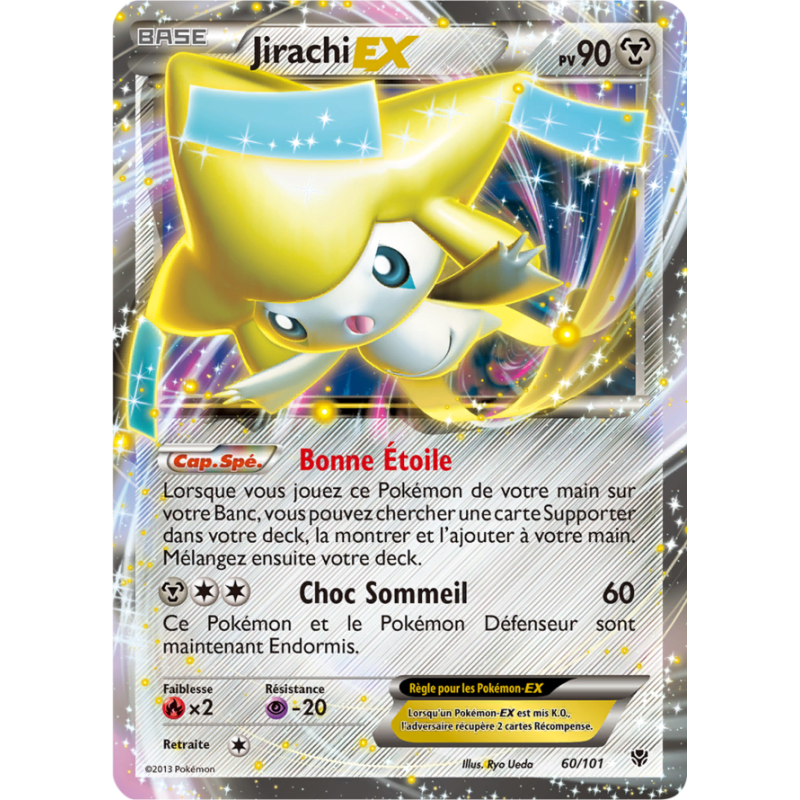 Carte Pokémon - Jirachi EX 60/191 Explosion de plasma (Etat: EX)