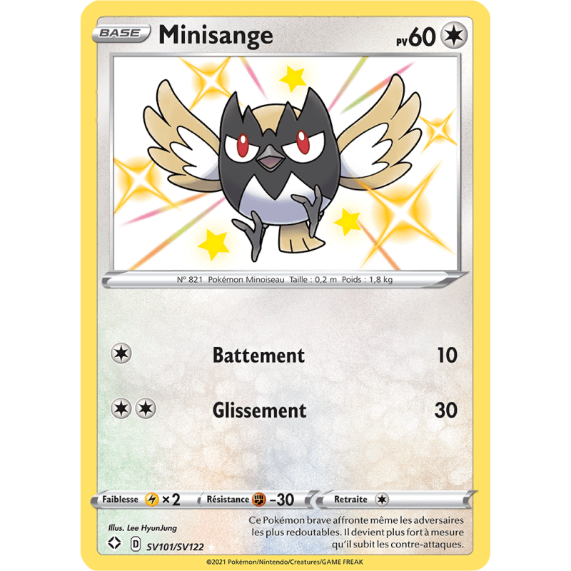 Carte Pokémon - Minisange SV101/SV122 Destinées Radieuses (Etat: NM)