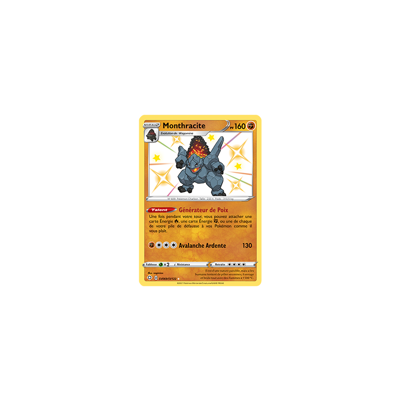Carte Pokémon - Monthracite SV069/SV122 Destinées Radieuses (Etat: NM)