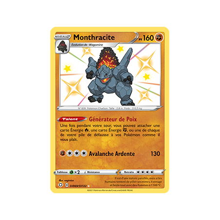Carte Pokémon - Monthracite SV069/SV122 Destinées Radieuses (Etat: NM)