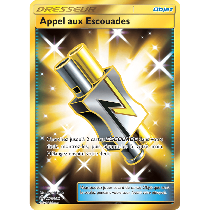 Carte Pokemon - Appel Aux Escouades 270/236 Eclipse Cosmique (Etat : NM)