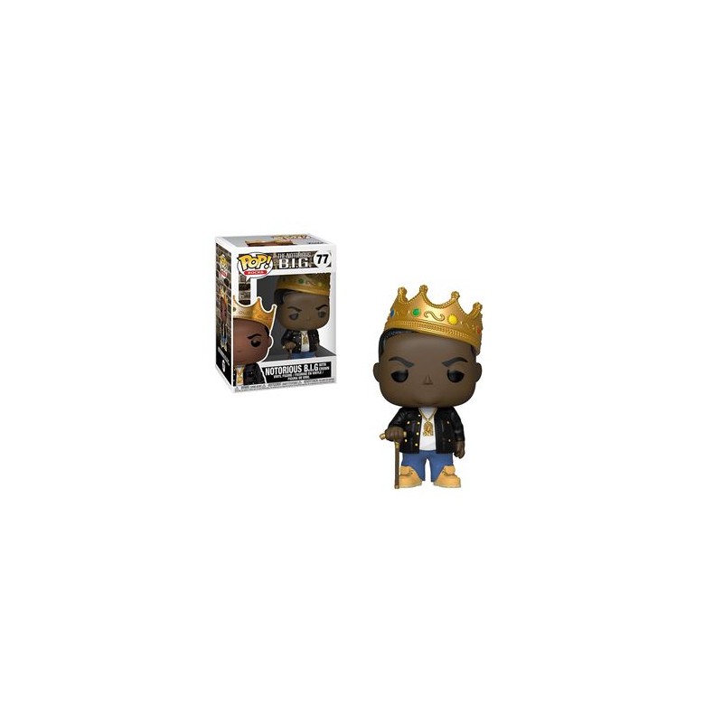 Funko POP - Notorious B.I.G. 77 – Notorious B.I.G. with Crown